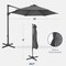 Best Choice Products 10ft 360° Rotating Cantilever Offset Hanging Patio Umbrella